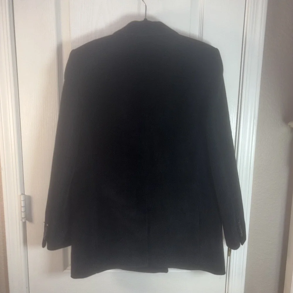 Kooples Woman's Black Corduroy Blazer 38R‎ NWT $615 Double Breasted Parisian